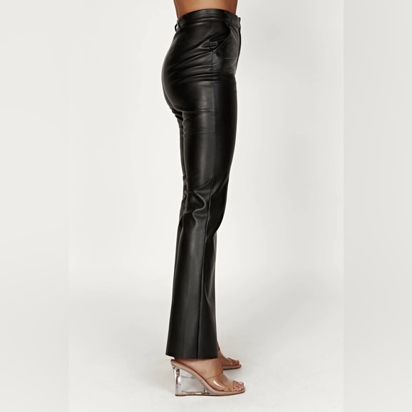 MESHKI- TYRA Straight Leg Faux Leather Pants - Picture 5 of 14